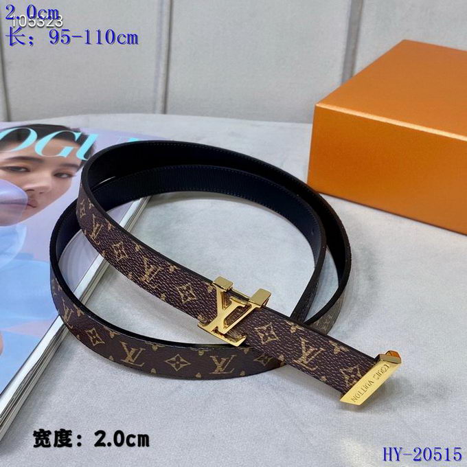 Louis Vuitton 20mm Belt ID:20220807-181